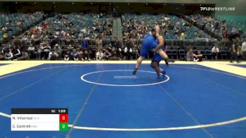 285 lbs Quarterfinal - Nicholas Villarreal, Gilroy vs Caleb Cantrell, Bingham