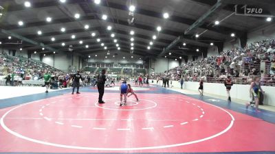 130 lbs Quarterfinal - Josiah Swanner, Banks Co. BattleBorn Wrestling vs Samuel Cherney, The Storm Wrestling Center