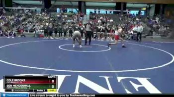 145 lbs Semifinals (8 Team) - Cole Brooks, Collinsville vs Ben Mendenhall, Coweta Public School