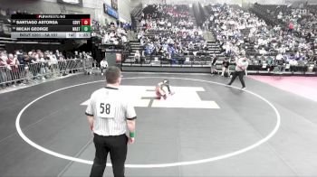 5A 157 lbs Cons. Round 1 - Santiago Astorga, Cedar Valley vs Micah George, Wasatch