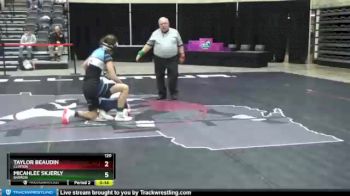 120 lbs Cons. Round 2 - Micahlee Skjerly, Barron vs Taylor Beaudin, Clinton