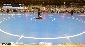 50 lbs Consi Of 8 #2 - Josie McCoy, Rising Kingz vs Clara Hughes, Moen Wrestling Academy