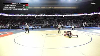 I-116 lbs 7th Place Match - Tristian Levin, Tottenville vs Bennet Palmeri, Fairport