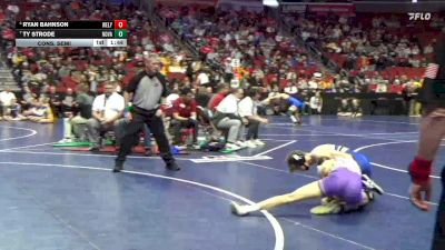 1A-132 lbs Cons. Semi - Ryan Bahnson, West Lyon vs Ty Strode, Nodaway Valley
