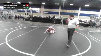 123 lbs Quarterfinal - Brooklynn Garza, Empire vs Micaiah Cortez, Gilroy Hawks