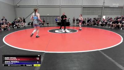 155 lbs Quarters & 1st Wb (16 Team) - Leyna Rumpler, Pennsylvania Blue vs Hailee Budrick, Michigan Red