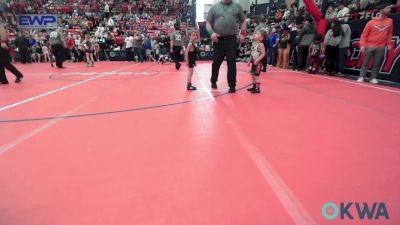 37 lbs Rr Rnd 3 - Trek Castor, Woodward Youth Wrestling vs Ryker Thompson, Wolfpak Wrestling