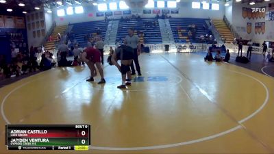 190 White 3rd Place Match - Adrian Castillo, Lake Gibson vs JAIYDEN VENTURA, Cypress Creek H S