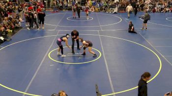 132 lbs Champ. Round 2 - Kami McWillson, Dunkirk vs Elayna Barber, Falconer