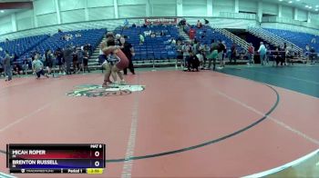 170 lbs 5th Place Match - Micah Roper, MI vs Brenton Russell, IN