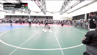 51-T lbs Semifinal - Scott Rowlands, Northern Delaware Wrestling Academy vs Tyler Johnson, Del Val Rams