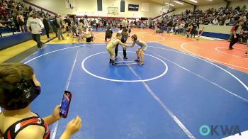 83 lbs Round Of 16 - Karson Johnston, Collinsville Cardinal Youth Wrestling vs Tukker Simpson, Salina Wrestling Club