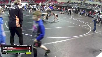 75 lbs Cons. Round 4 - John Dennis, Pioneer Wrestling Club vs Reid Olsen, St. Paul