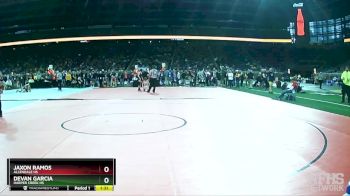 D2-113 lbs Quarterfinal - Devan Garcia, Harper Creek HS vs Jaxon Ramos, Allendale HS