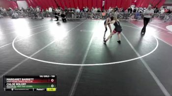 106 lbs Semifinal - Margaret Barrett, Sauk Prairie Wrestling Club vs Chloe Roloff, Reedsburg Area High School Wrestling
