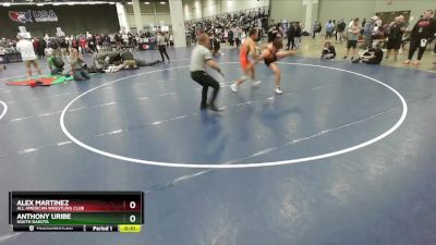 144 lbs Cons. Round 2 - Alex Martinez, All American Wrestling Club vs Anthony Uribe, South Dakota