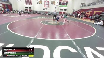 152 lbs Champ. Round 2 - Gemma Lebeau, Eagle vs Kate Norton, Baker