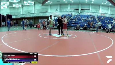 132 lbs Cons. Round 1 - Lee Woods, OH vs Brayden Bouma, TN