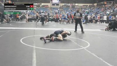 125 lbs Champ. Round 3 - Caden Gallet, University Of Saint Mary (KS) vs Nathan Bailey, Fort Hays Tech Northwest