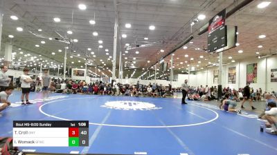 147 lbs Rr Rnd 5 - Trent Croll, Grit Mat Club vs Isisah Womack, Sly Fox Wrestling Club Gray