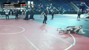 150 lbs Semifinal - Emmett Logan, Lowell vs William Merkle, Reading