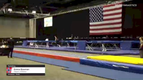 Emma Bowman - Tumbling, Integrity Athletics - 2021 USA Gymnastics Championships
