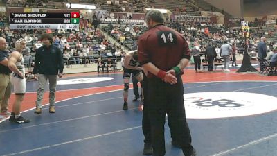 4A 157 lbs 1st Place Match - Max Eldridge, Shiloh Christian vs Shane Shoufler, Pottsville