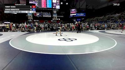 138 lbs Cons. Rd Of 32 - Timmy Boda, FL vs Jonas Rebstock, LA