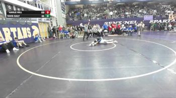 126 lbs Champ. Round 2 - Kahle Hill, Corvallis vs Tavis Daly, Gallatin