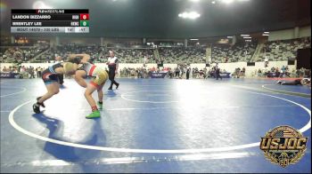 100 lbs Rr Rnd 5 - Landon Bizzarro, Highlander Youth vs Brentley Lee, Henryetta Knights Wrestling Club