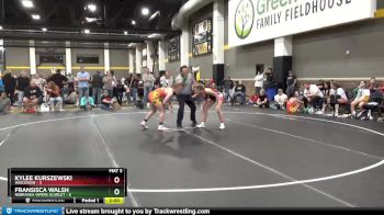 112 lbs Placement (4 Team) - Fransisca Walsh, Nebraska Vipers Scarlet vs Kylee Kurszewski, Wisconsin