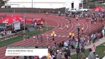 High School Girls' 4x400m Relay, Finals 1