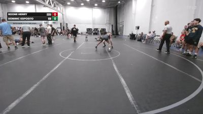 120 lbs Round 3 (4 Team) - Dominic Esposito, Maryland Mallets vs Boone Henry, South Side WC Blue