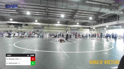 40 lbs Consi Of 8 #2 - Bella Baskerville, Victory Wrestling - Central WA vs Kadyn Matuszak, GGB Ohio