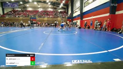 119 lbs Consi Of 4 - Brody Johnson, Glenpool Warriors vs Arman Labbaf, R.A.W.