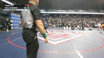 6A 215 lbs Cons. Semi - Daniel Tutt, Eastern Guilford High School vs Max Latyshenko, Union Pines High School