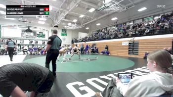 165 lbs Semis & 1st Wb (8 Team) - Tayge Privett, Harrisburg vs Landen Lewis, Watertown
