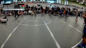 84 lbs Round 2 (6 Team) - Mason Pederson, Misfits United vs Yohan Hernandez, KONG ELEM