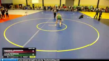 145 lbs Cons. Round 3 - Maverick Henderson, Cambridge-Isanti vs Lucas Peterson, Rochester Mayo