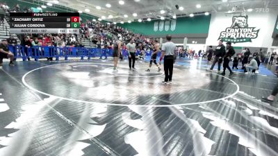 157 lbs Semifinal - Julian Cordova, Southwest vs Zachary Ortiz, Rancho Verde
