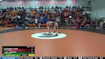 132 lbs Cons. Round 3 - Fletcher Maser, Williamsburg vs Luke Johnson, Independence
