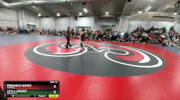 130 lbs Champ. Round 2 - Persaeus Gomez, Pomona vs Leyla Jaquez, Adams City