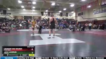 220 lbs Cons. Round 1 - Jackson Van Keuren, Maquoketa vs Jack Laughlin, Carlisle