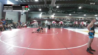 100 lbs Round 1 (8 Team) - Gavin Lovell, Mat Assassins White vs Joey Lavalle, Taylor Hammers