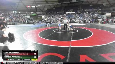 63 lbs Cons. Round 3 - Aayden Brown, Inland Northwest Wrestling Training Center vs Gabriel Gonzalez, Lake Stevens Wrestling Club