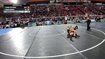 5A 113 lbs Cons. Round 1 - Kade Knopp, Lakeland vs Chris Victoria, Skyview