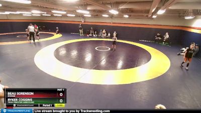 48-54 lbs Round 1 - Beau Sorenson, Ravage vs Ryker Coggins, Team Prestige Wrestling