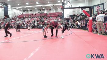 45 lbs Round Of 16 - Kash Jones, Columbus Wrestling Club vs Luis Verduzco, Ponca City Wildcat Wrestling