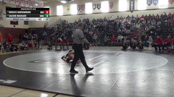 157 lbs 3rd Place Match - Brock Bergmeier, Union, LaPorte City vs Jacob Mahler, Hampton-Dumont-CAL