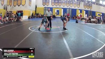 126 lbs Round 3 (8 Team) - Ben Norris, Team Barracuda vs Giullian Mestre, Team Osceola Wrestling Club